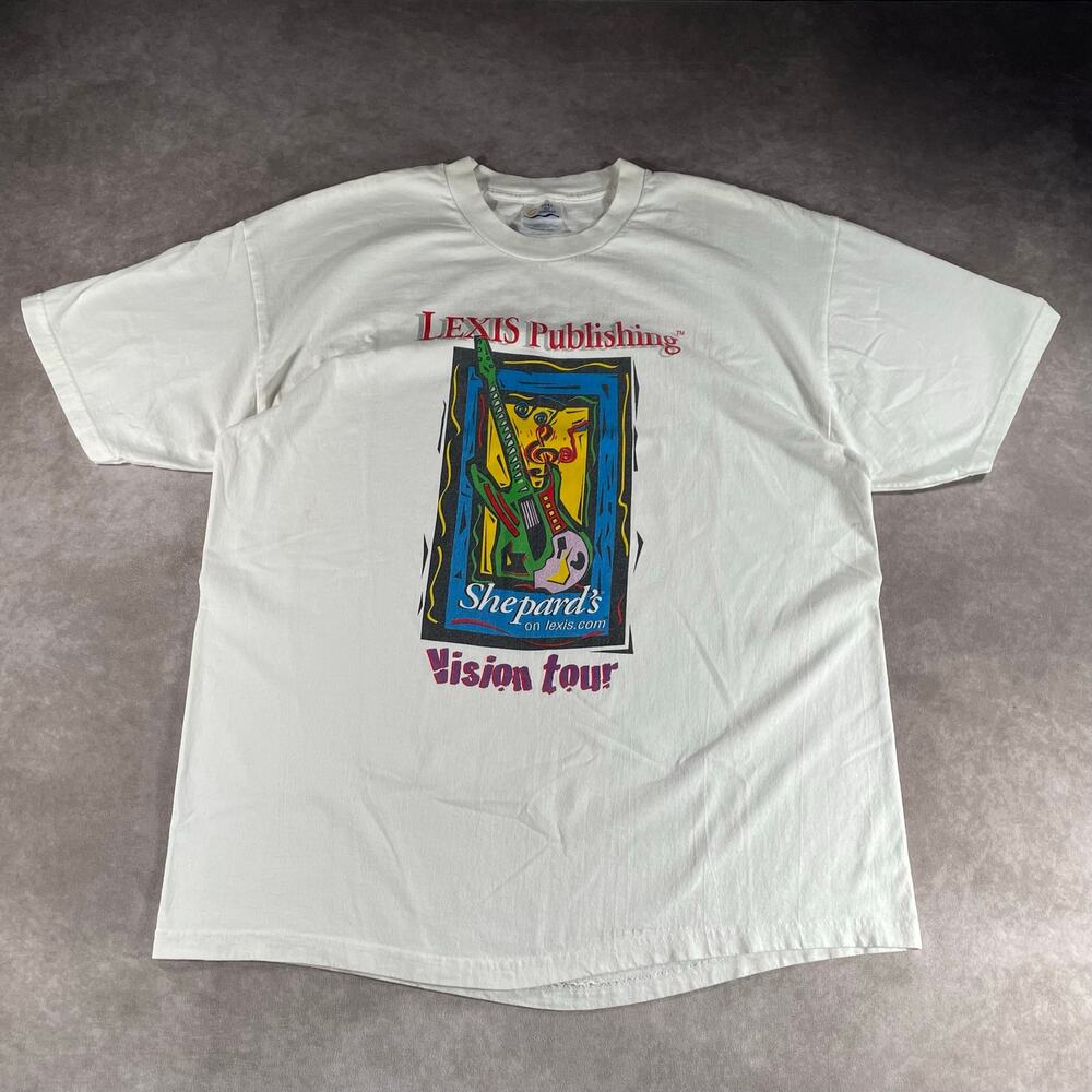 90’s Lexis Publishing Vision Tour Tech Geek Xl T-Shirt Technology Vintage
